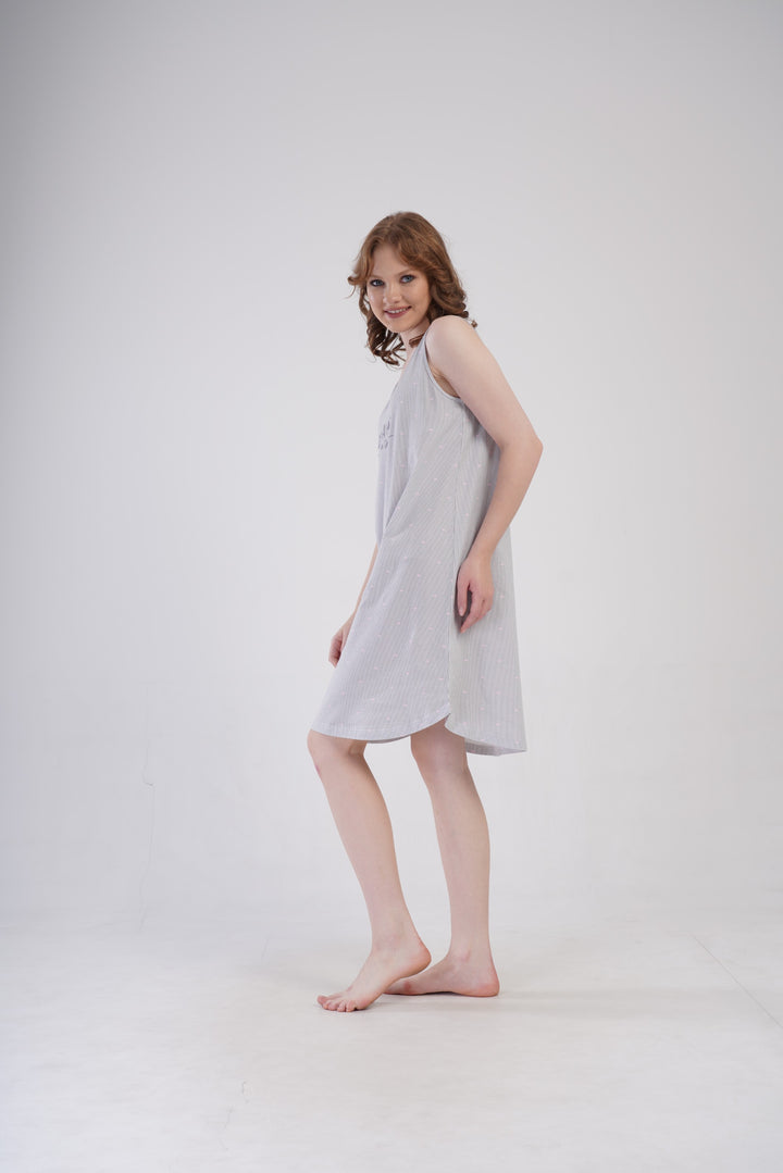 Koszula Nocna Vienetta Dreams, Szary, r. M-XXL