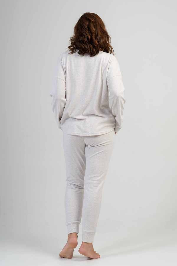 Piżama Damska Vienetta, Be The Reason, Beżowy, r. 1XL-4XL