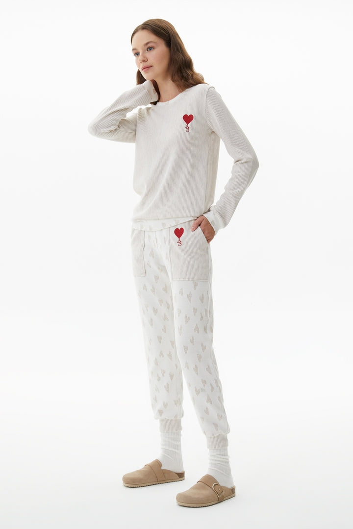 Piżama Damska wiskozowa DreamDrape, Biała, S-XL