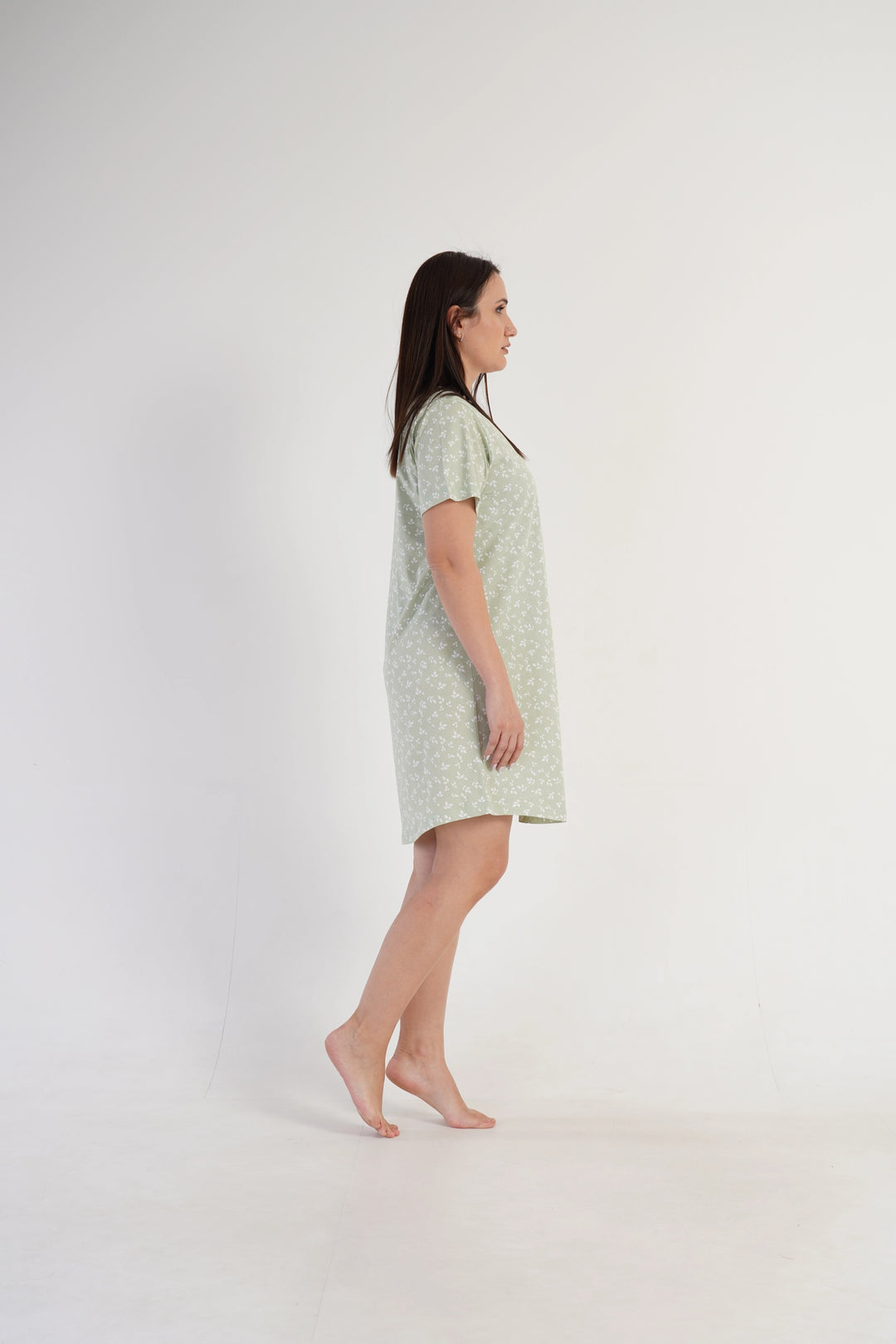 Koszula Nocna Vienetta Spring Poetic, Zielony, r. 1XL-4XL image 4