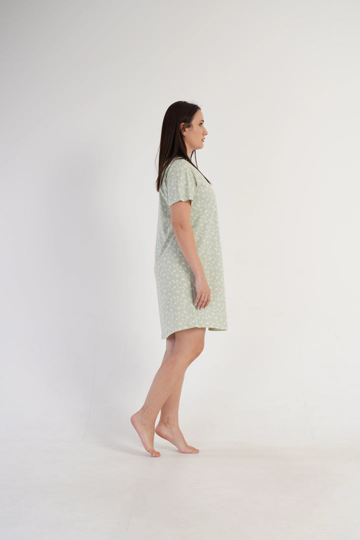 Koszula Nocna Vienetta Spring Poetic, Zielony, r. 1XL-4XL image 4