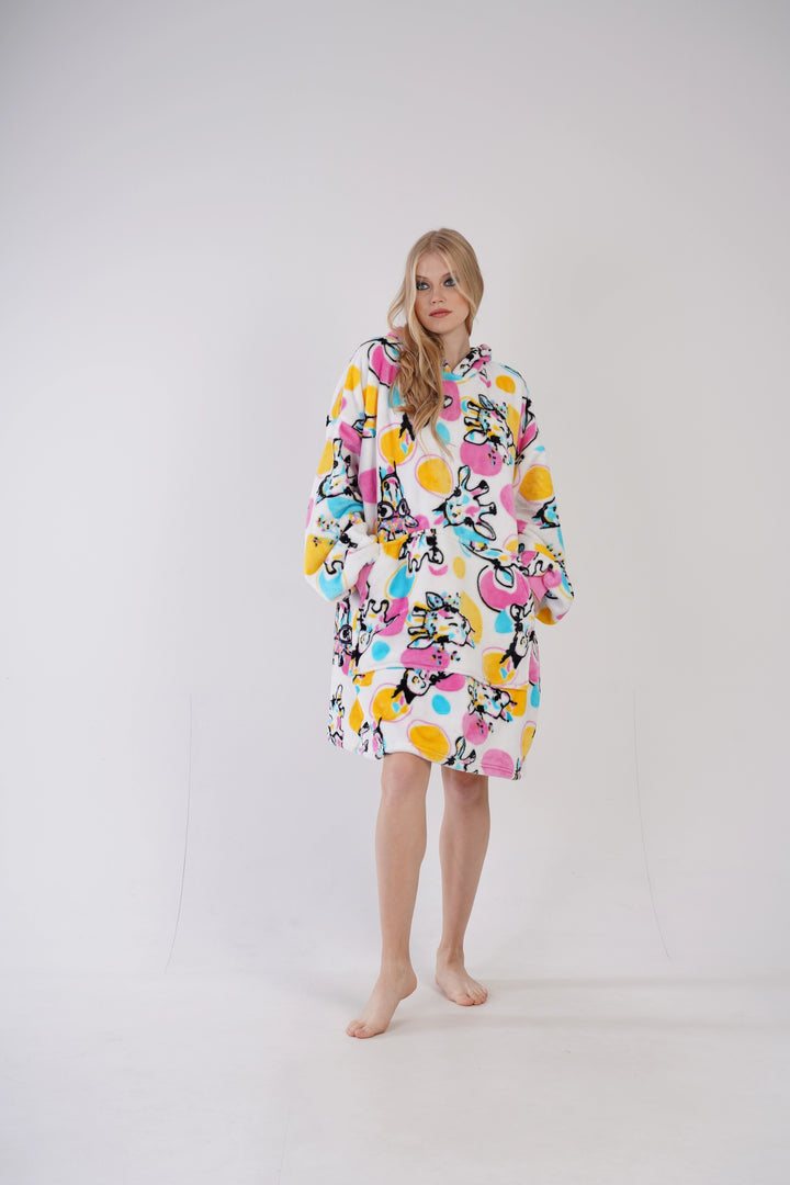 KOCOBLUZA Vienetta Blankie Freaky Giraffe, wielokolorowa, one-size image 3