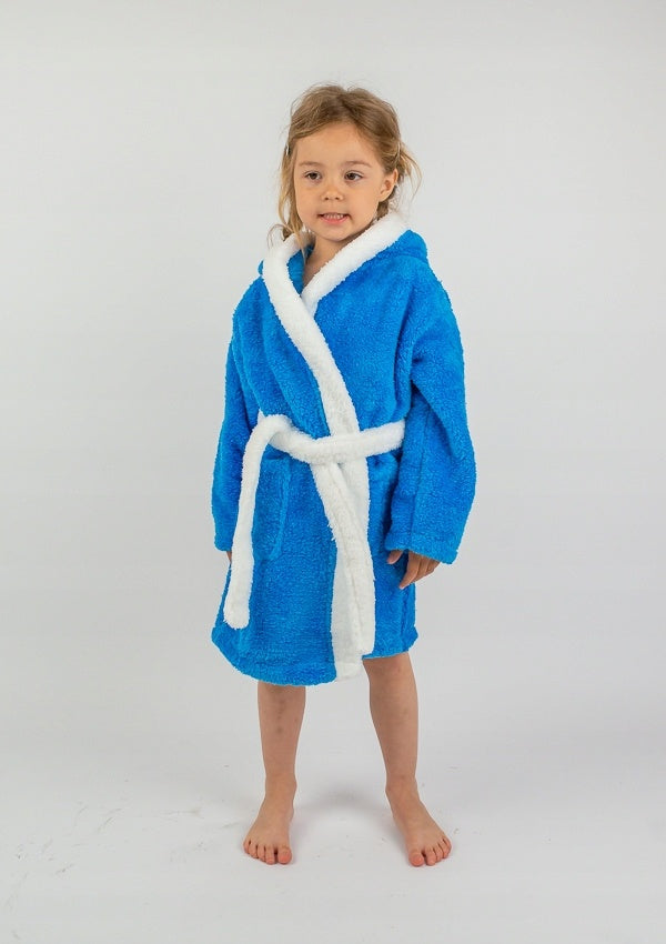 Szlafrok Dziecięcy Honey Bunny Navy, granatowy, r. 110-134 image 5