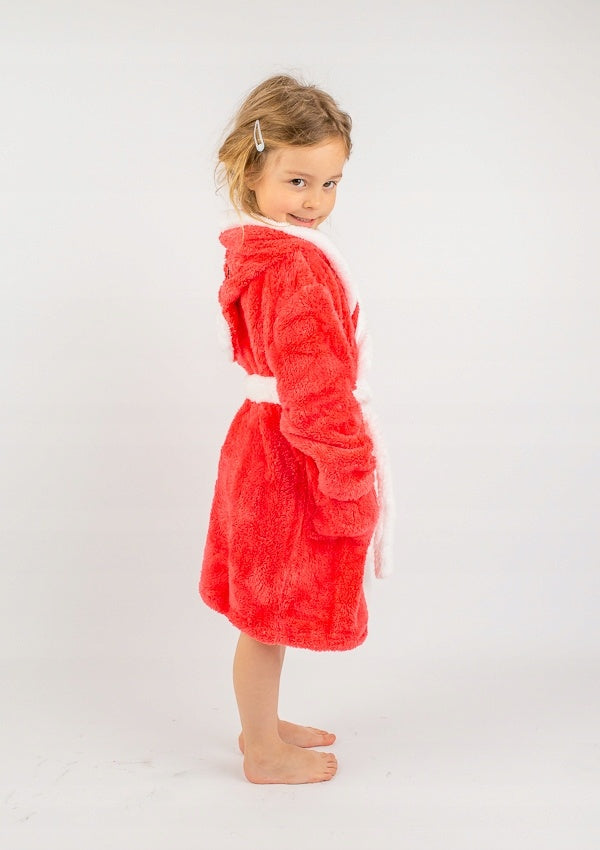 Szlafrok Dziecięcy Honey Bunny Coral, koralowy, r. 110-134