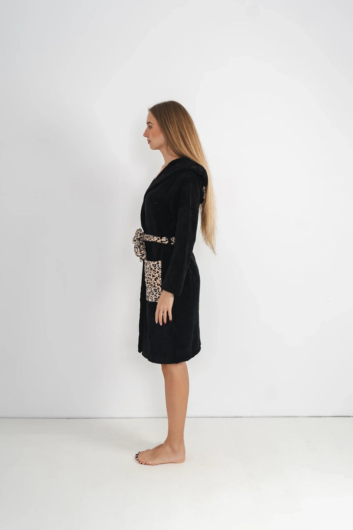 Szlafrok damski Wildcat Comfort, czarny, r. S-XL image 5