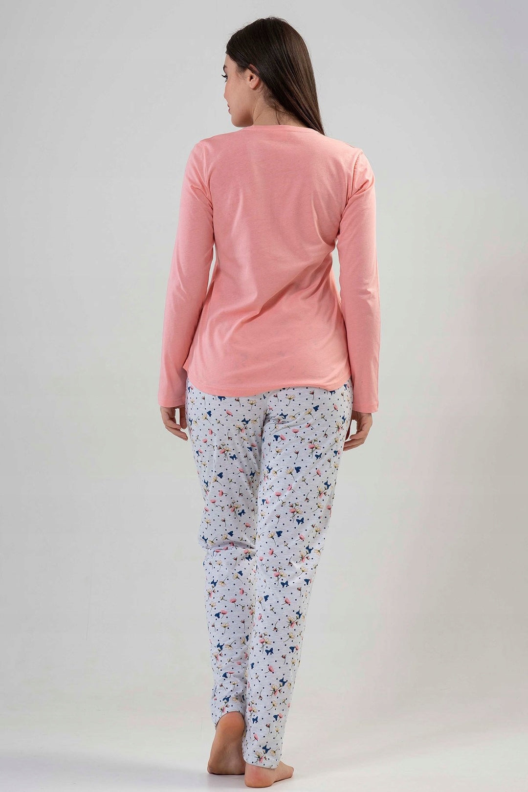 Piżama Damska Vienetta, Keep Life Simple, Rózowy, r. M-XXL image 3