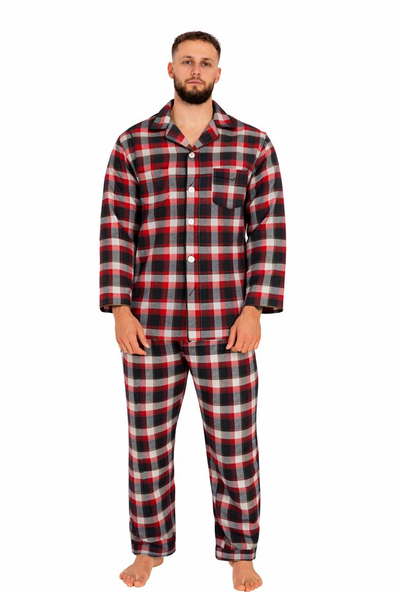 Piżama Męska Etamina Vibes, Granatowy, r. 4XL - 5XL