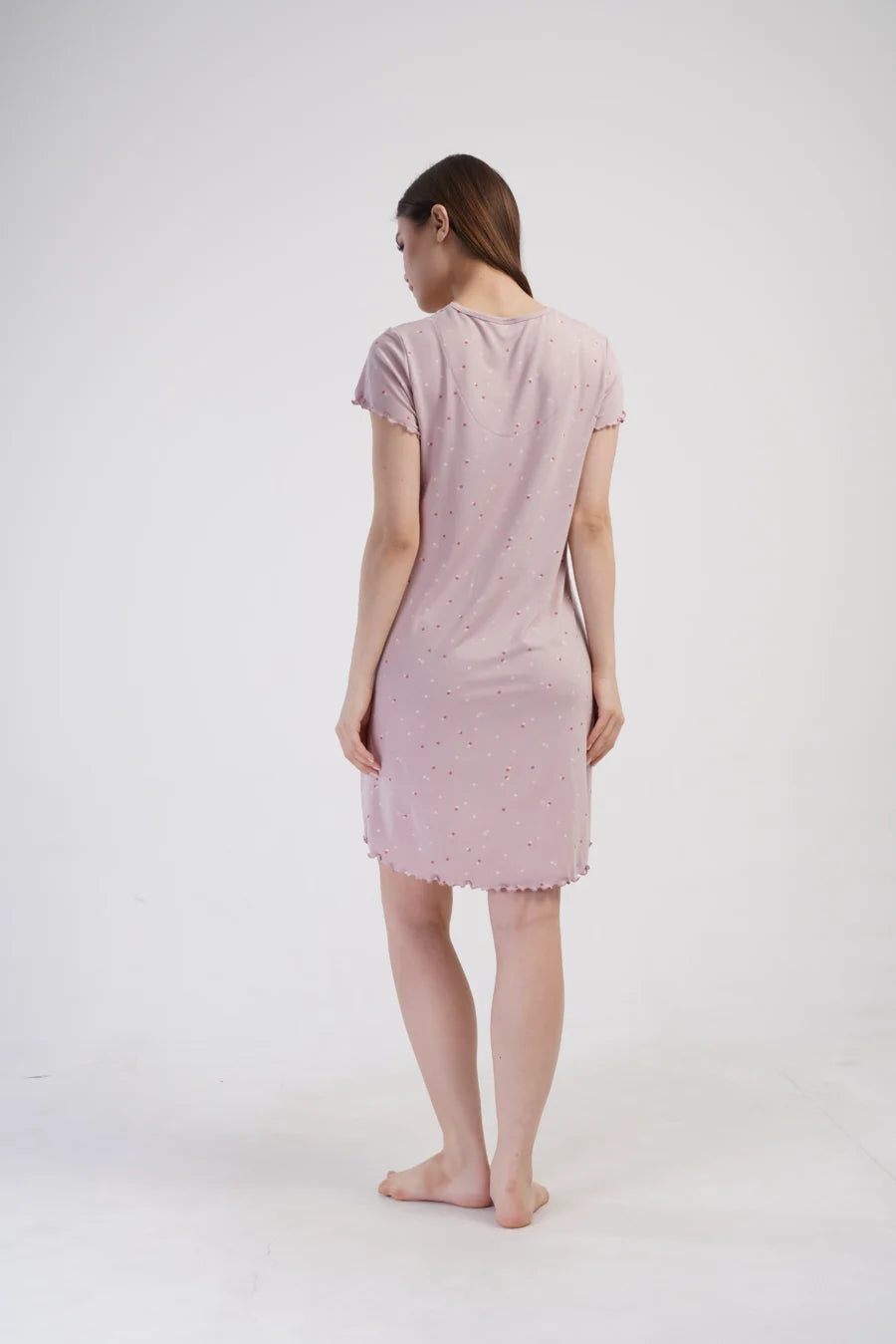 Koszula Nocna Vienetta Pink Comfort, Różowy, r. S-XL