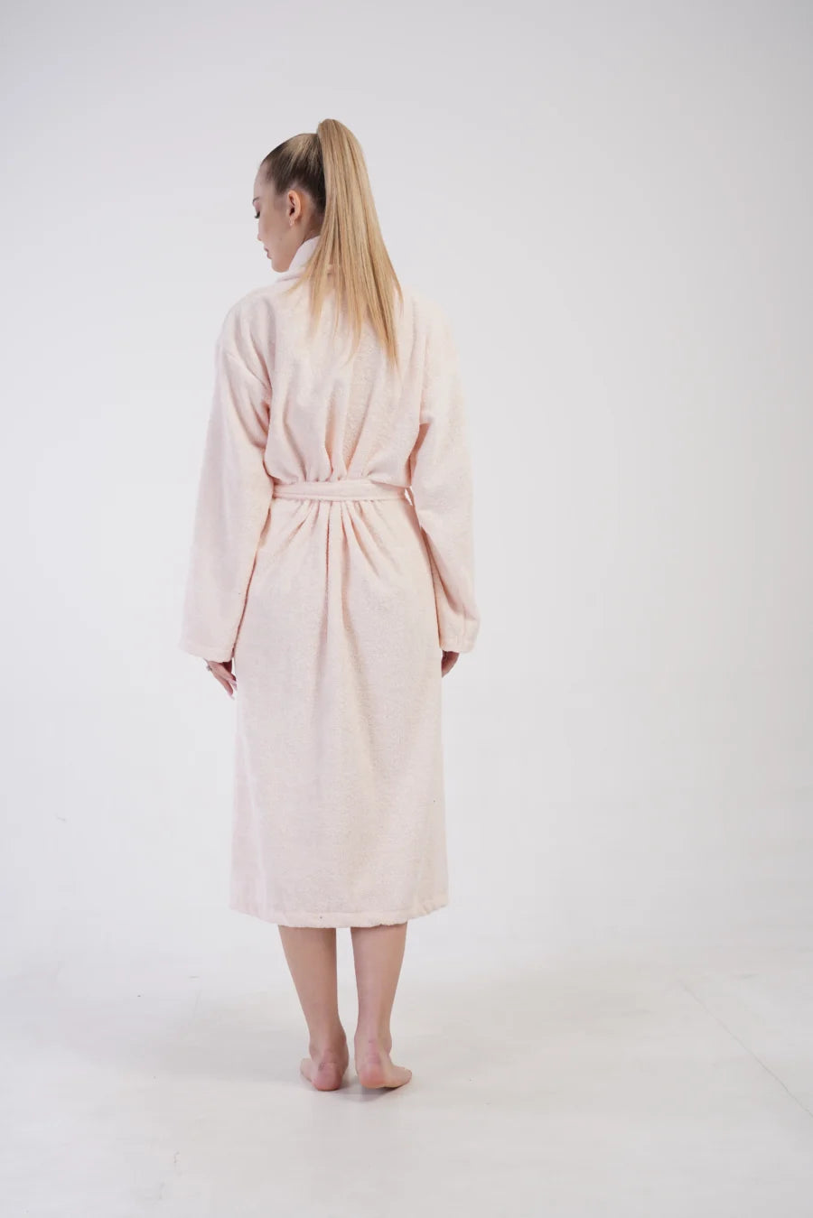 Szlafrok damski Vienetta Pink Night, Różowy, r. M-XL