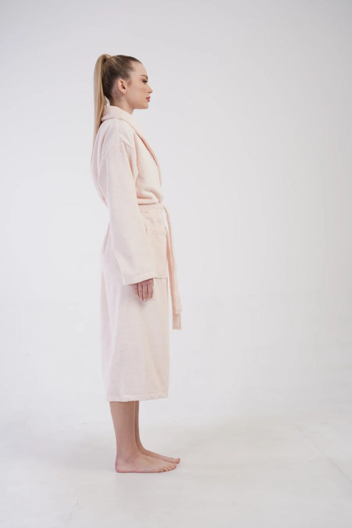 Szlafrok damski Vienetta Pink Night, Różowy, r. M-XL