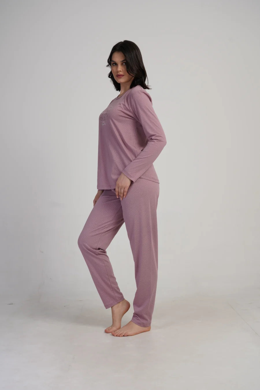 Piżama Damska Vienetta Nice day, Różowy, r. S-XL