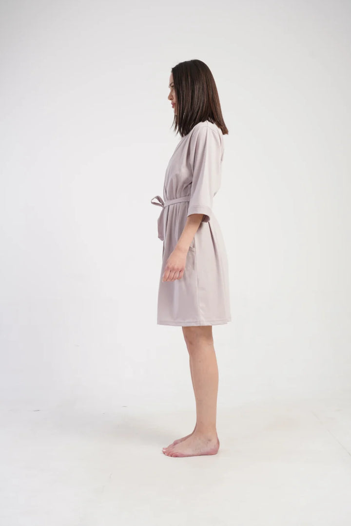 Szlafrok damski Vienetta Peach Cotton, Beżowy, r. 1XL - 3XL