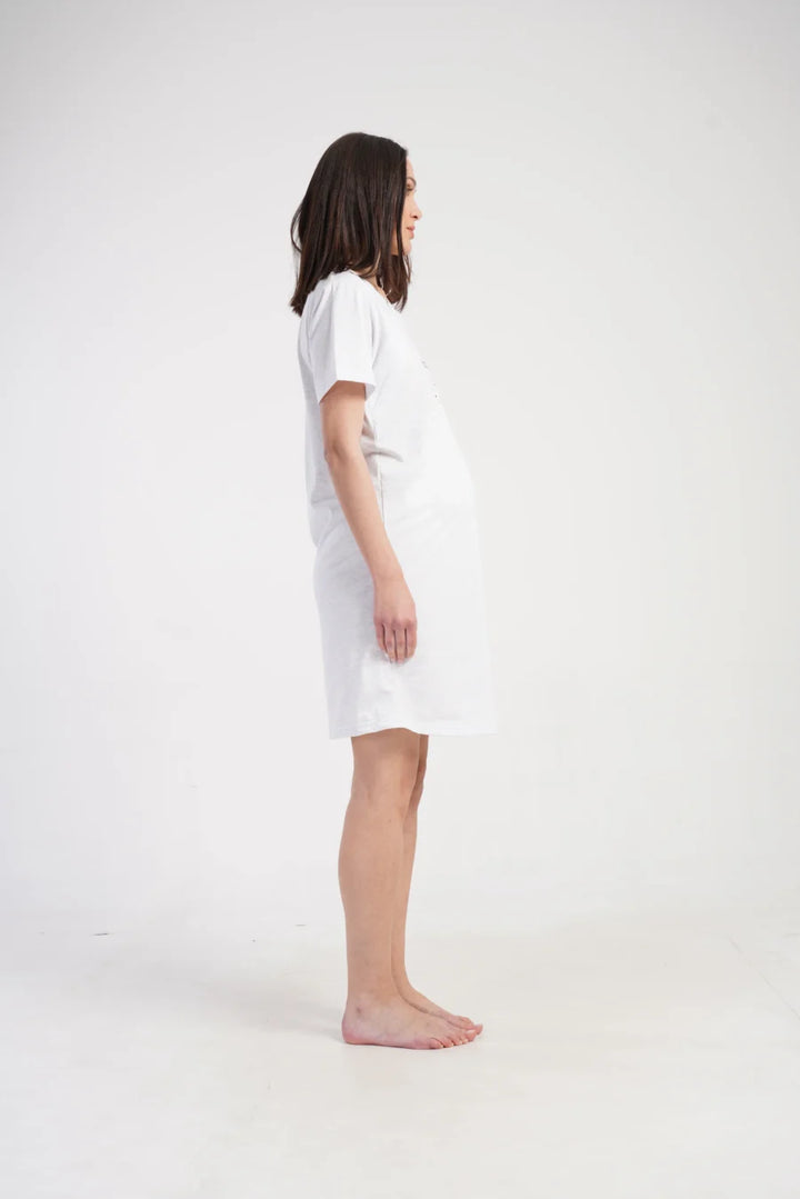 Koszula do Karmienia Vienetta Bunny Dream, Szary, r. S-XXL