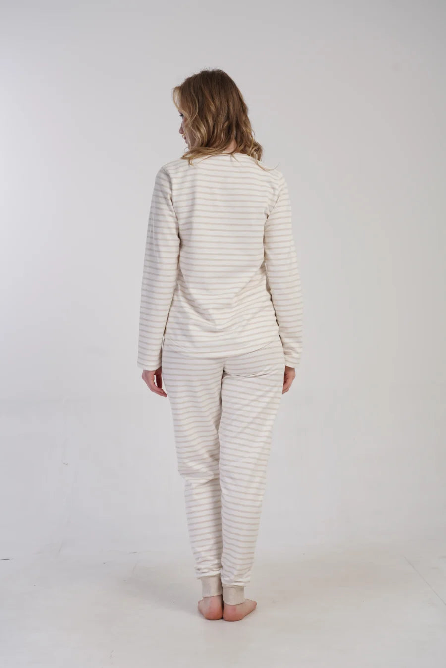 Piżama Damska Vienetta Cozy Cat, Biały, r. S-XL