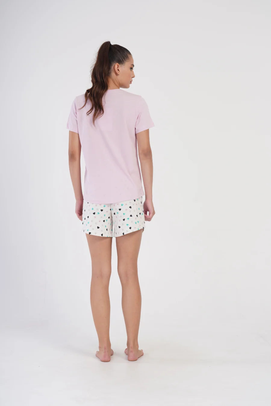 Piżama Damska Vienetta Dandelion, Różowy, S -XL