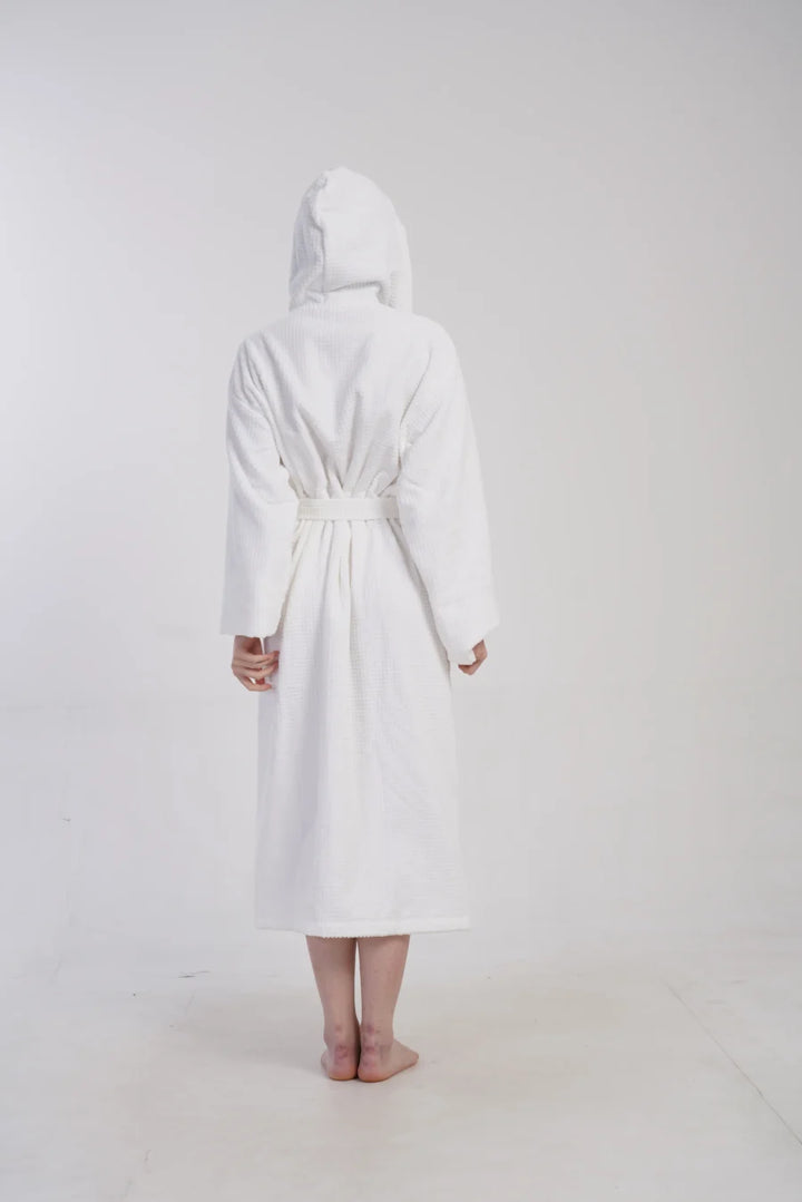 Szlafrok damski Vienetta Sweet Dreams, Biały, r. M-XL