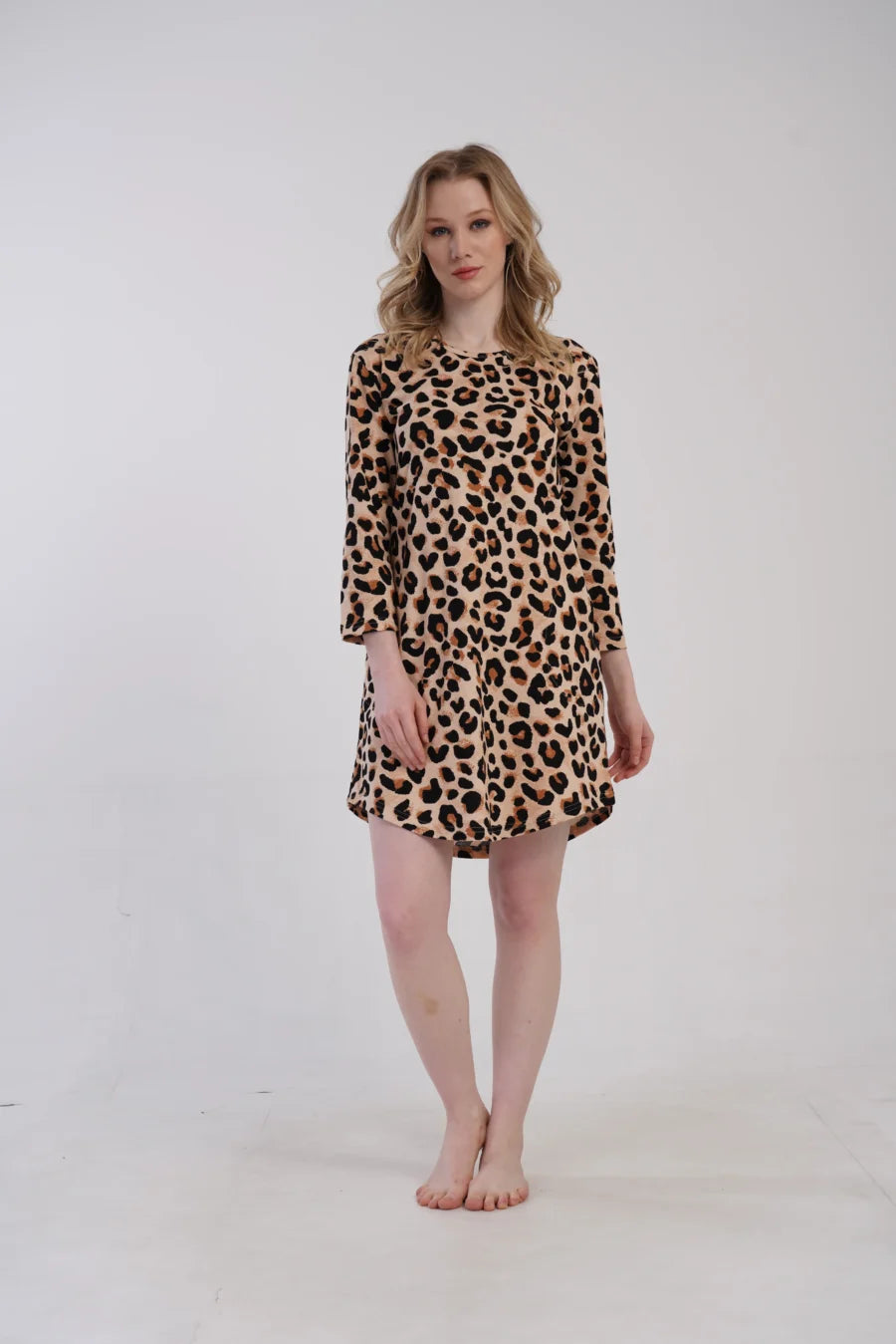 Koszula Nocna Vienetta Wild Comfort, Beżowy, r. 1XL-4XL