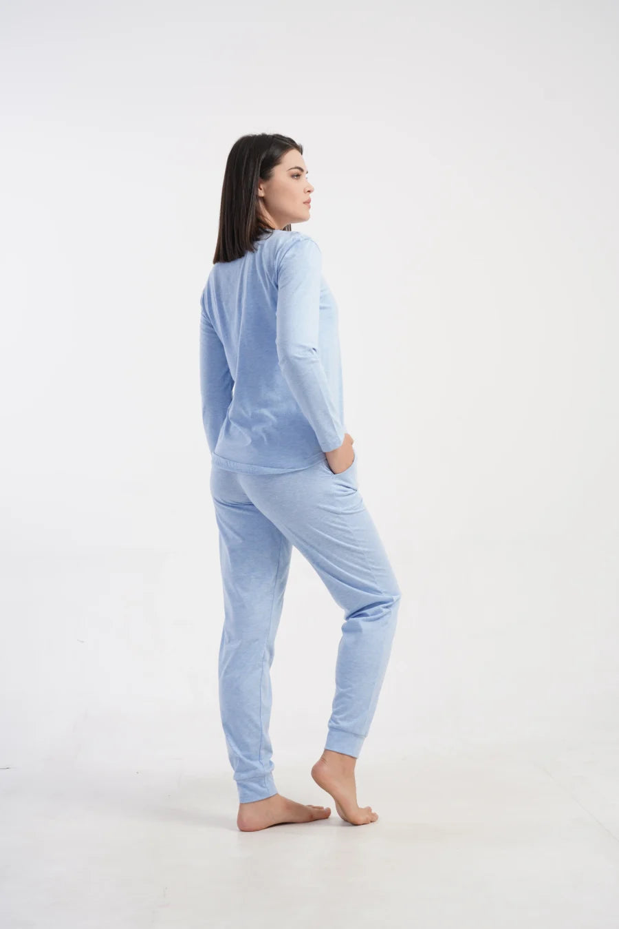 Piżama Damska Vienetta More Hugs, Niebieski, r. S-XL