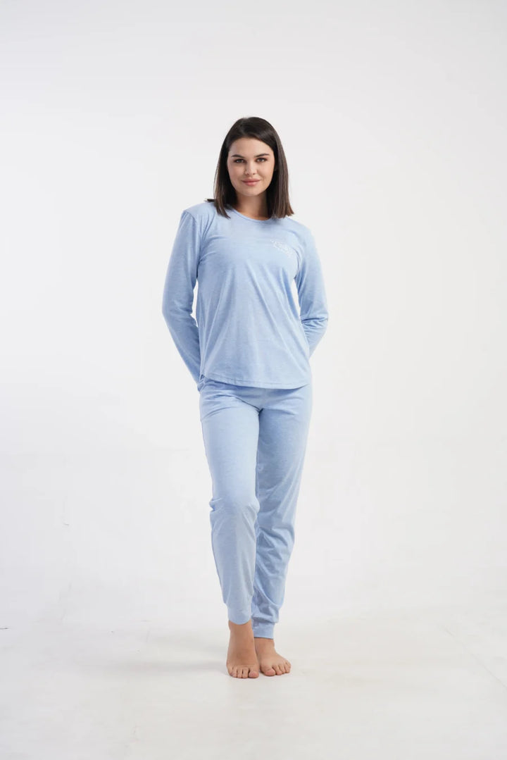 Piżama Damska Vienetta More Hugs, Niebieski, r. S-XL