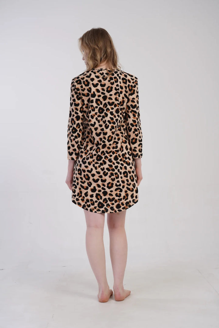 Koszula Nocna Vienetta Wild Comfort, Beżowy, r. 1XL-4XL