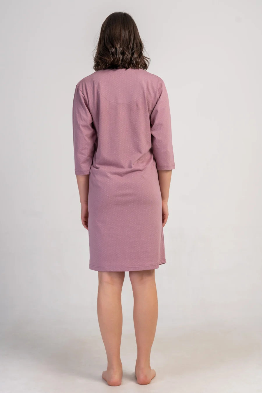 Koszula do Karmienia Vienetta Giraffe Charm, różowo-śliwkowy , r. S-XL