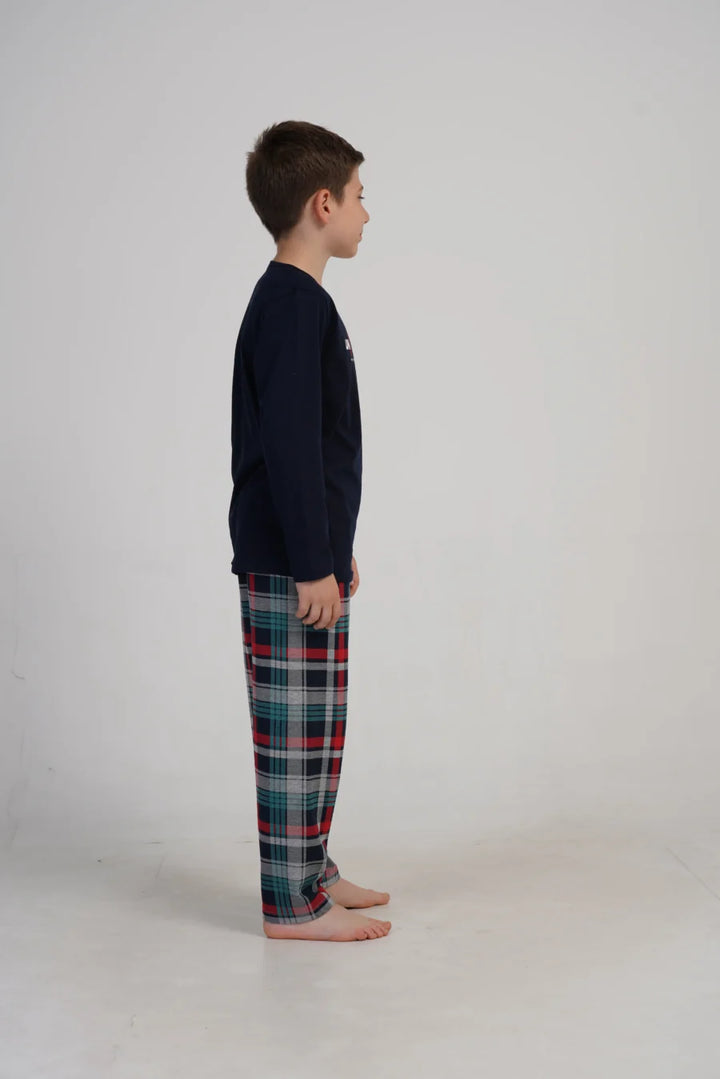 Piżama chłopięca Vienetta Unlimited Comfort, Granatowy, r. 134-164