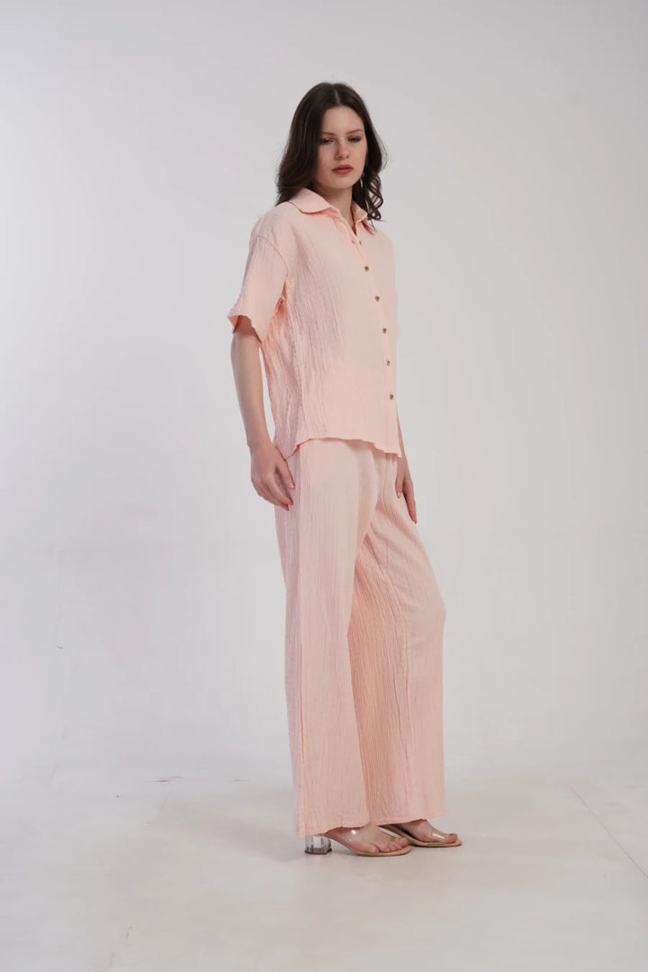 Piżama Damska Vienetta Pastel Dream, Różowy, r. S-XL