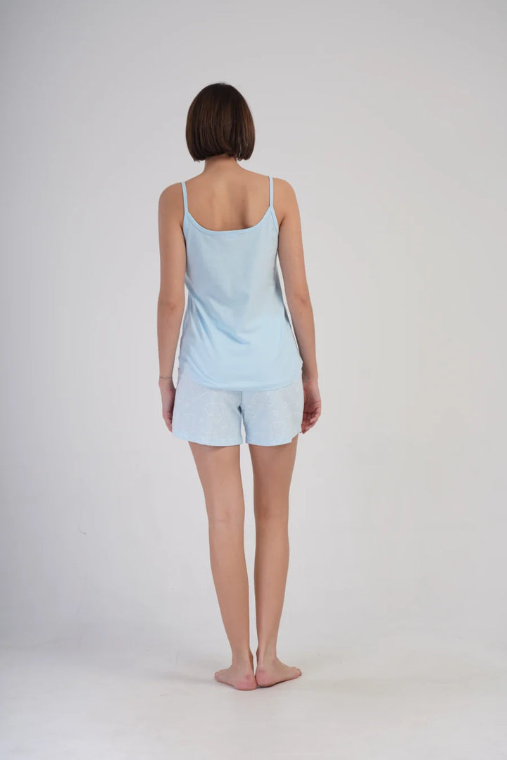 Piżama Damska Vienetta Have a good time, Niebieski, S -XL