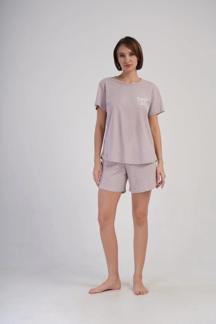 Piżama Damska Vienetta Magical, Różowy, r. 1XL-4XL