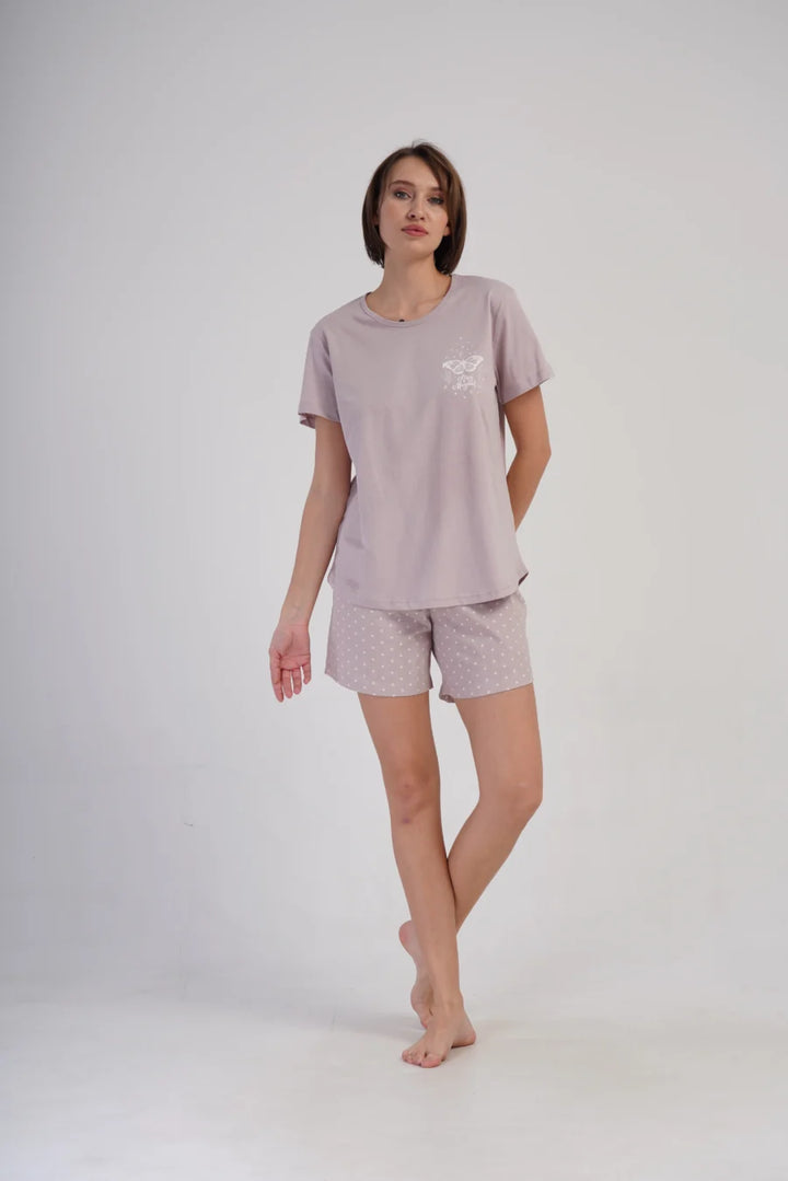 Piżama Damska Vienetta Magical, Różowy, r. 1XL-4XL