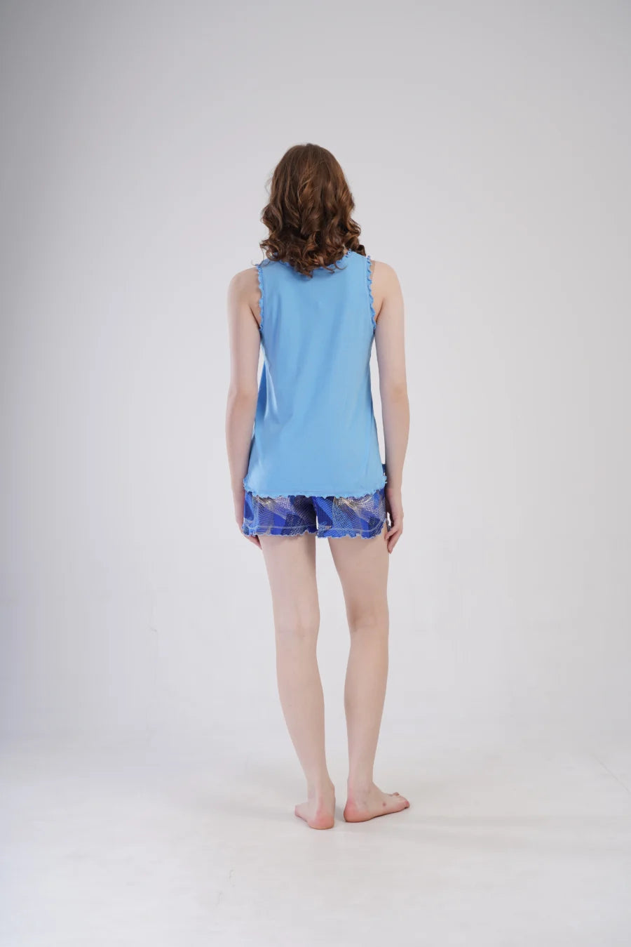 Piżama Damska Vienetta Good, Niebieski, S -XL