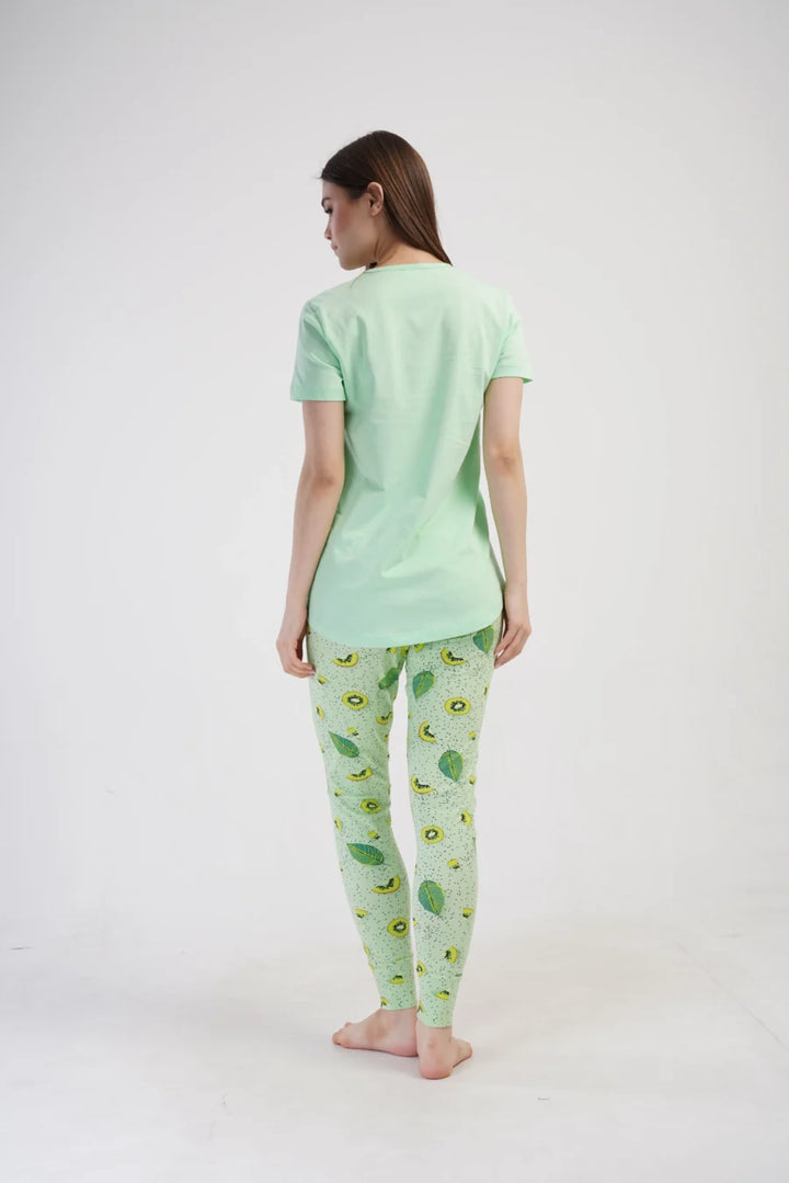 Piżama Damska Vienetta Dream Bloom, Beżowy, r. 1XL-4XL