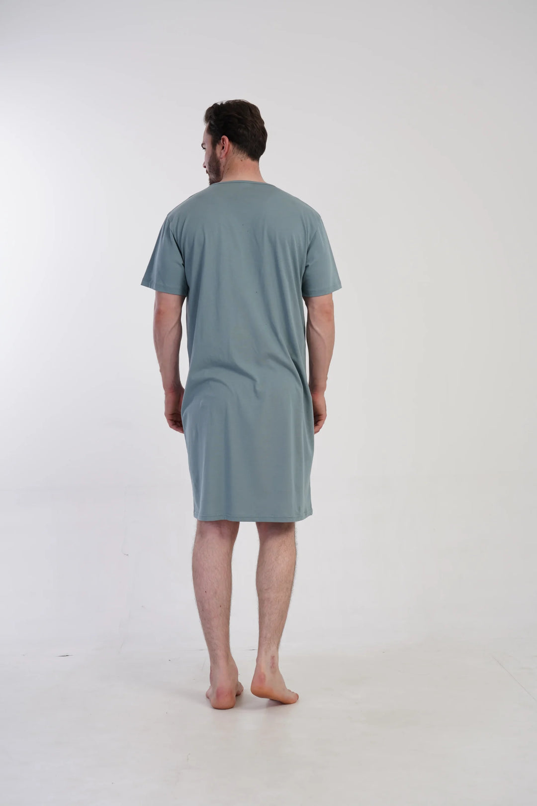 Koszula męska Vienetta Lazy Comfort, Zielony, r. L-XXXL