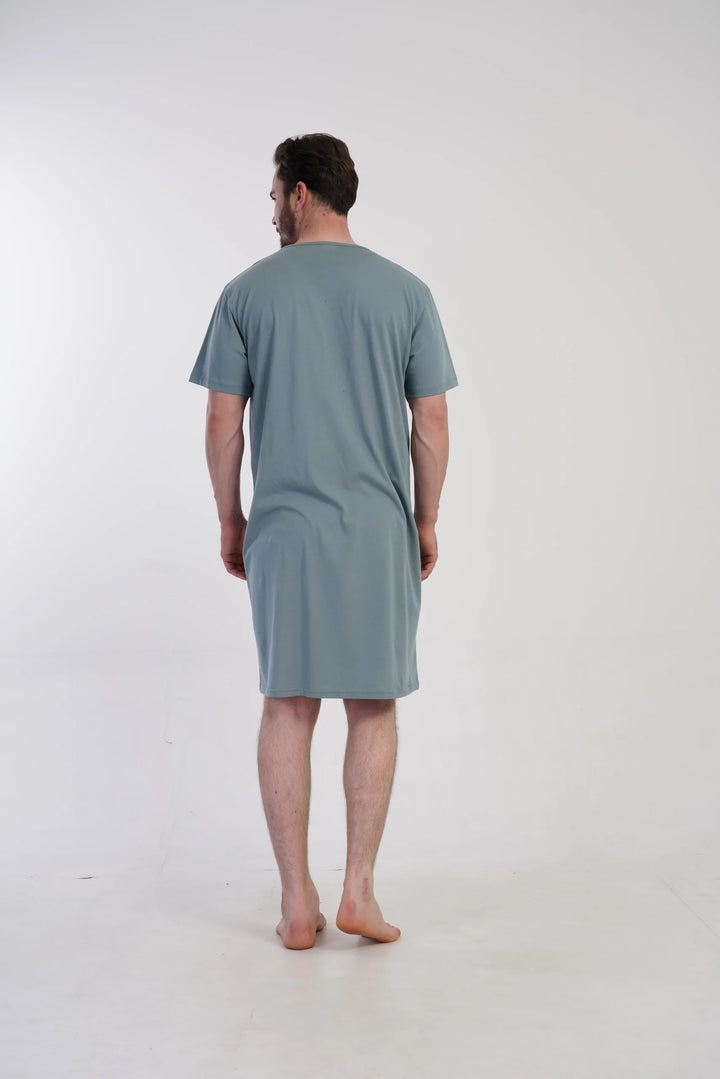 Koszula męska Vienetta Lazy Comfort, Zielony, r. L-XXXL