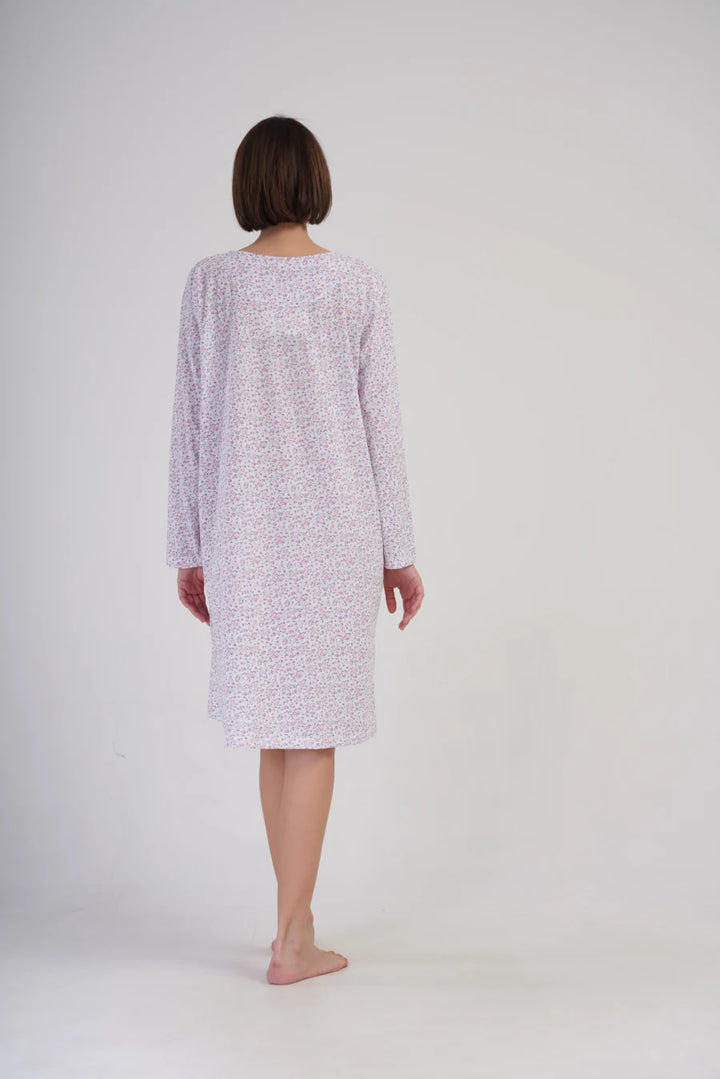 Koszula Nocna Damska Vienetta Blue Night, Niebieski, r. M - XXL