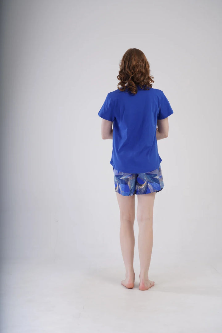 Piżama Damska Vienetta Pretty, Niebieski, r. 1XL-4XL