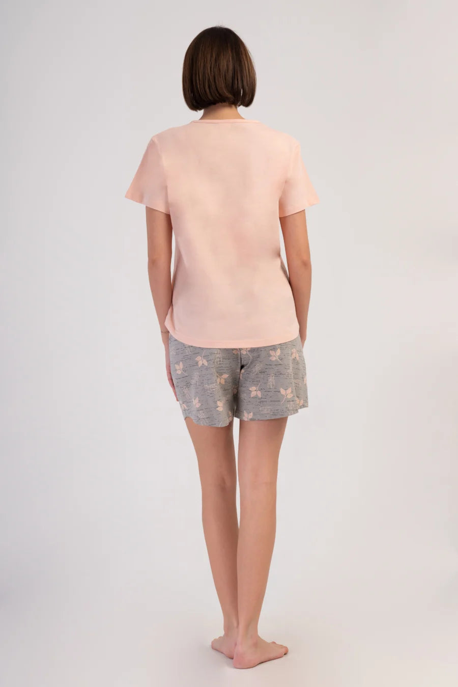 Piżama Damska Vienetta Magical Flowers, Różowy, r. 1XL-4XL