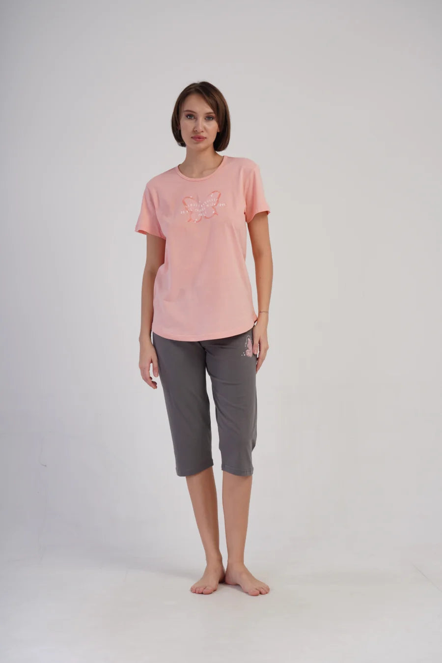 Piżama Damska Vienetta Always forever, Różowy, r. M-XXL