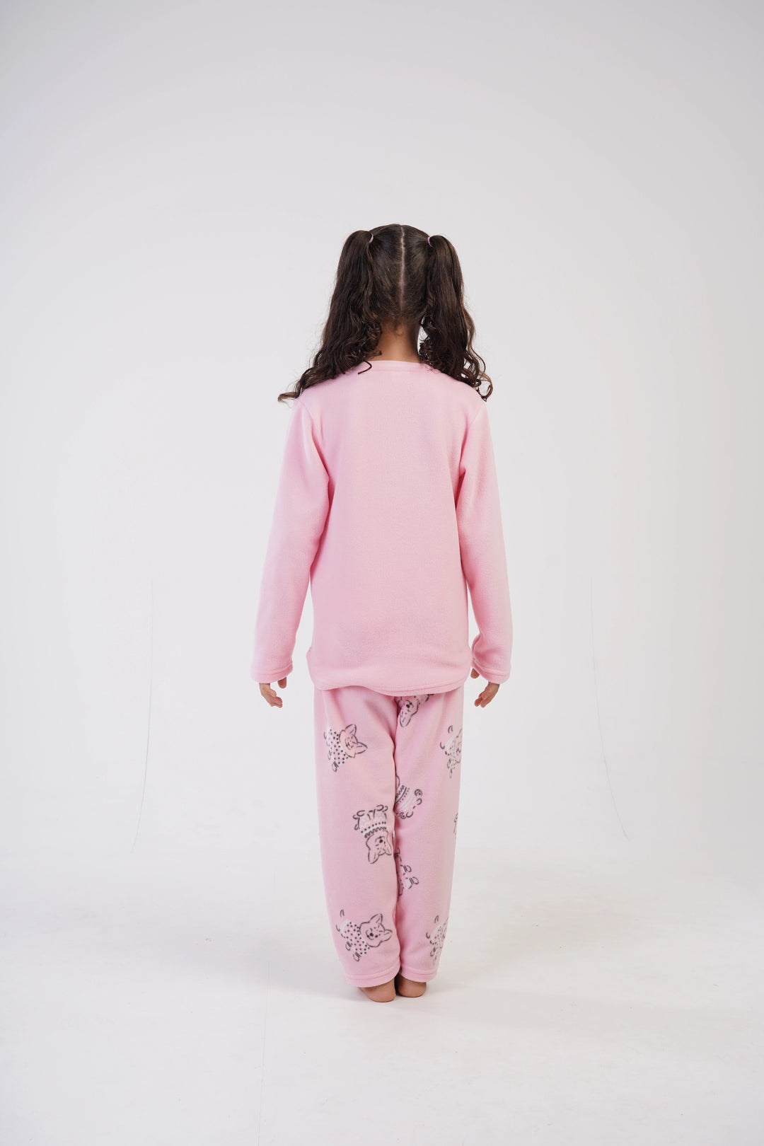 Piżama dziewczęca Polarowa Vienetta Warm Hug Pink, różowa, r. 128-164