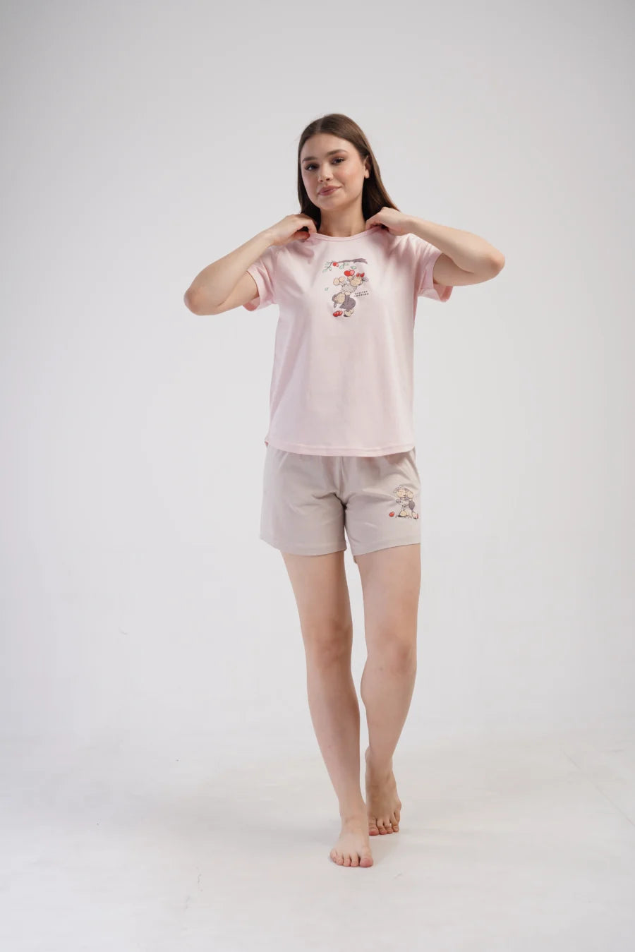 Piżama Damska Vienetta You are amazing, Różowy, S -XL