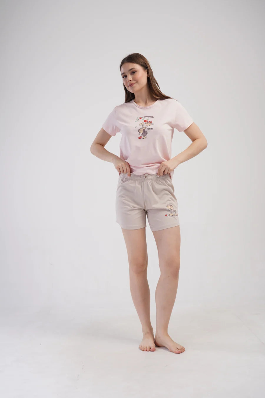 Piżama Damska Vienetta You are amazing, Różowy, S -XL