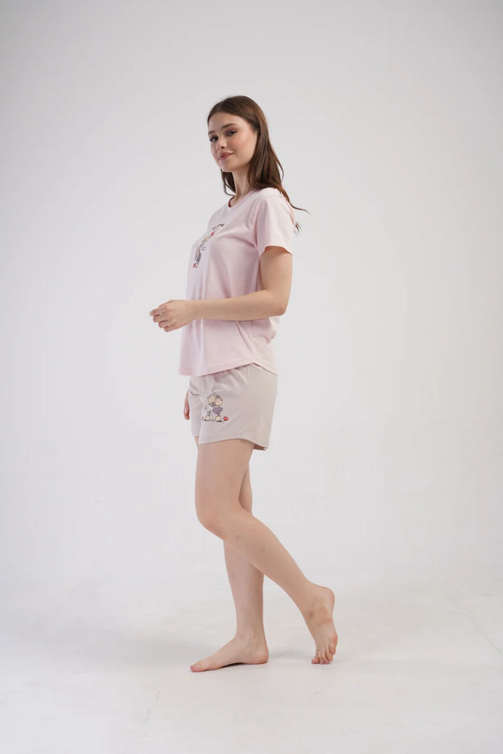 Piżama Damska Vienetta You are amazing, Różowy, S -XL