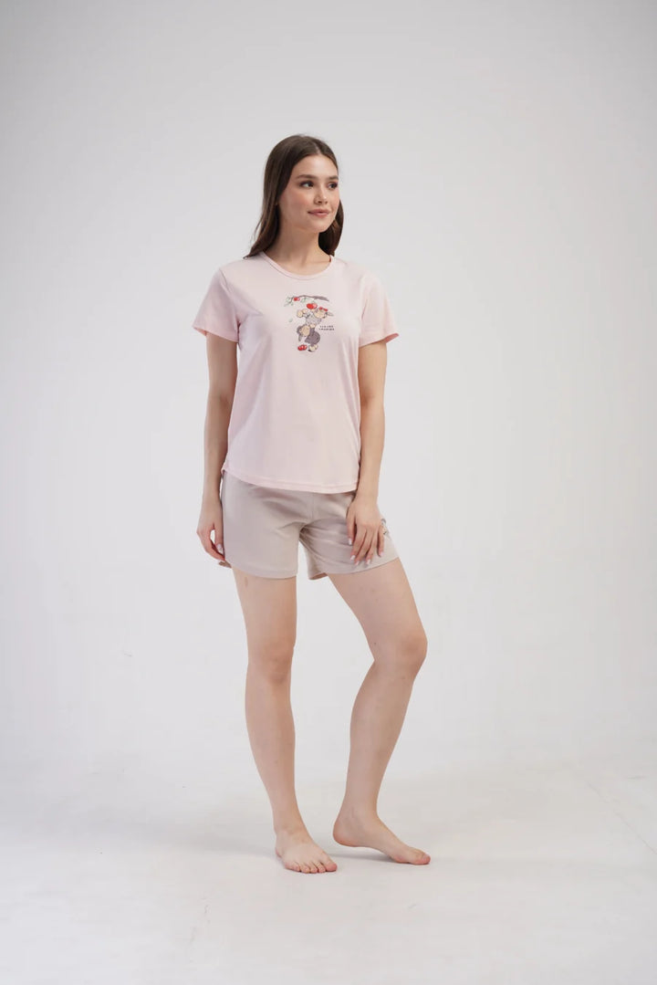 Piżama Damska Vienetta You are amazing, Różowy, S -XL