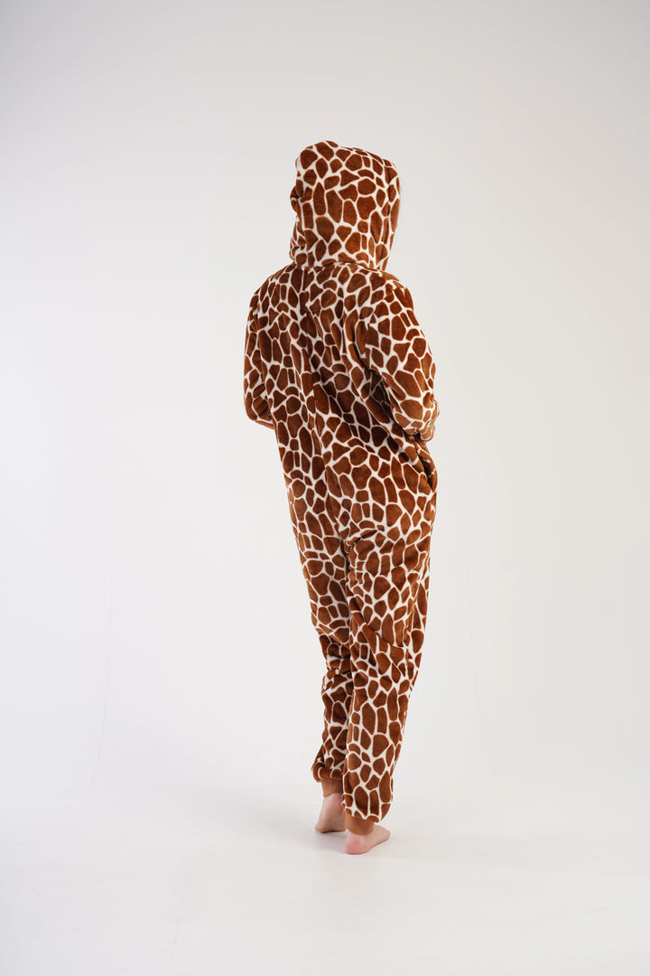 Kombinezon damski Vienetta Classic Giraffe One-piece, brązowy, r. S-XL
