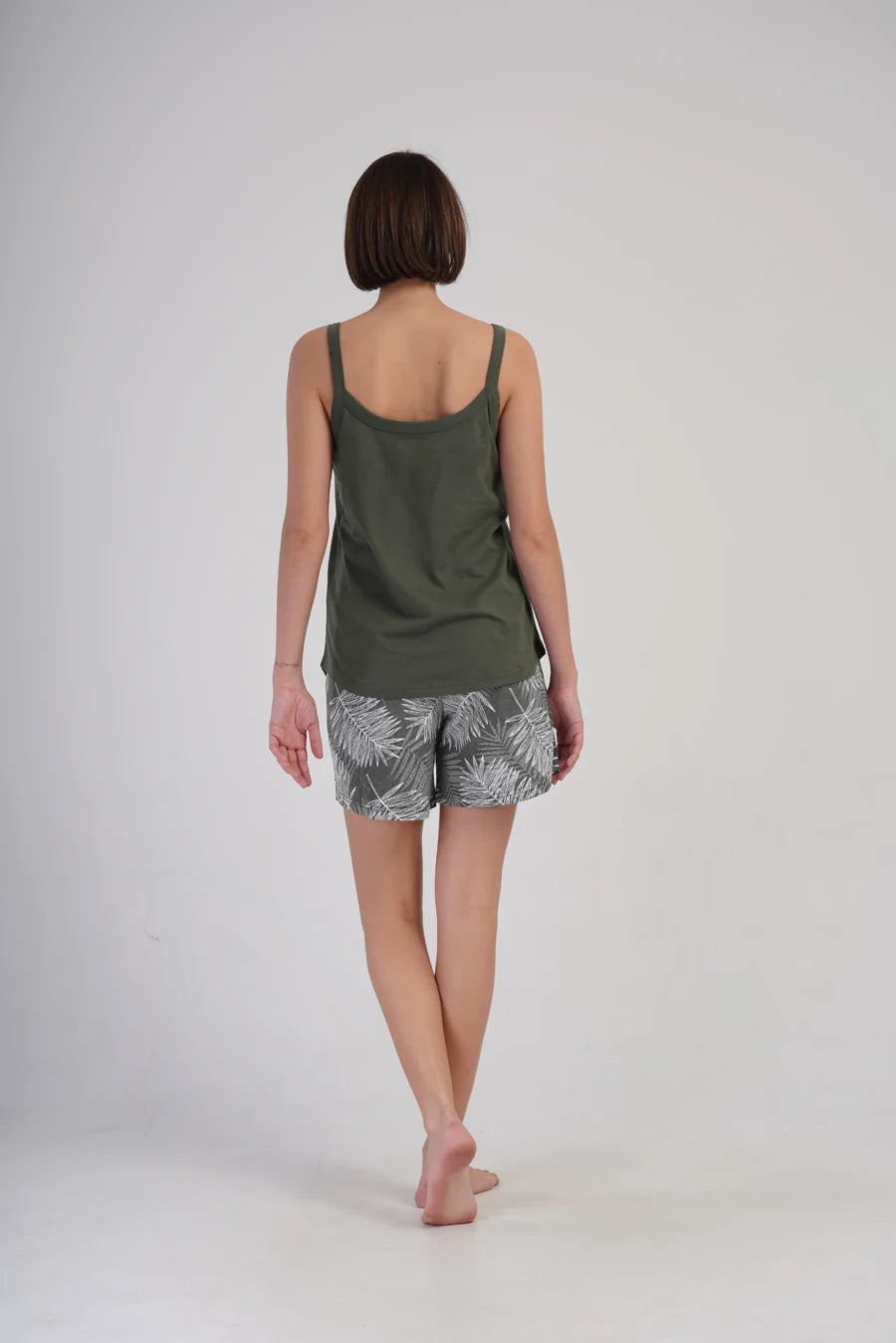 Piżama Damska Vienetta Hope, Zielony, 1XL-4XL