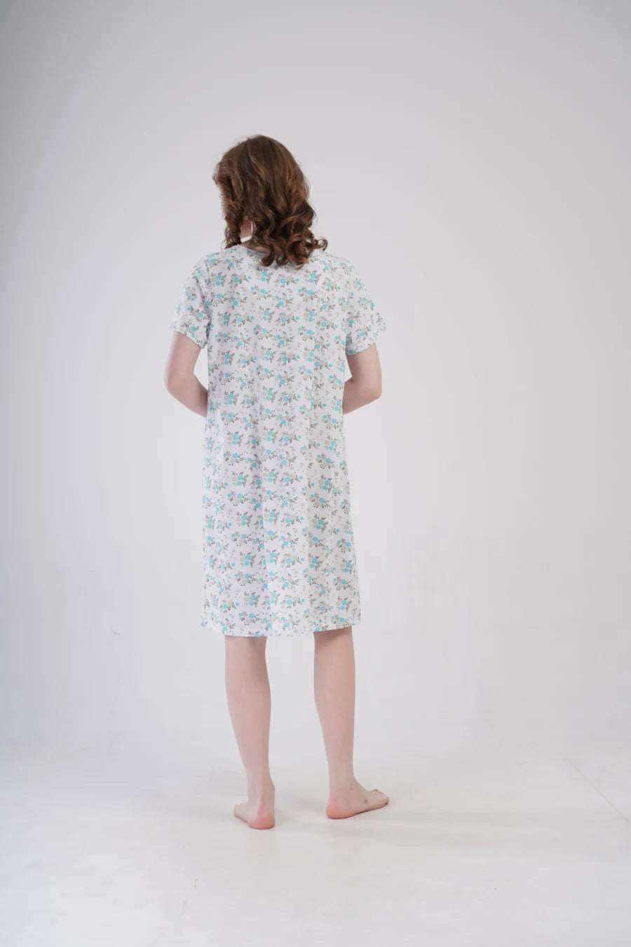 Koszula Nocna Vienetta Flolar Garden, Biały, r. 1XL - 4XL