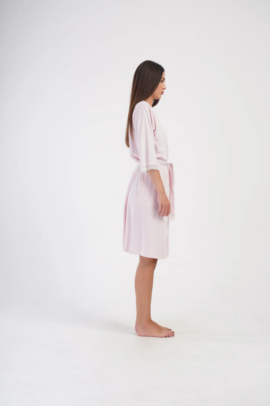 Szlafrok damski PINKbloom, Różowy, r. S-XL