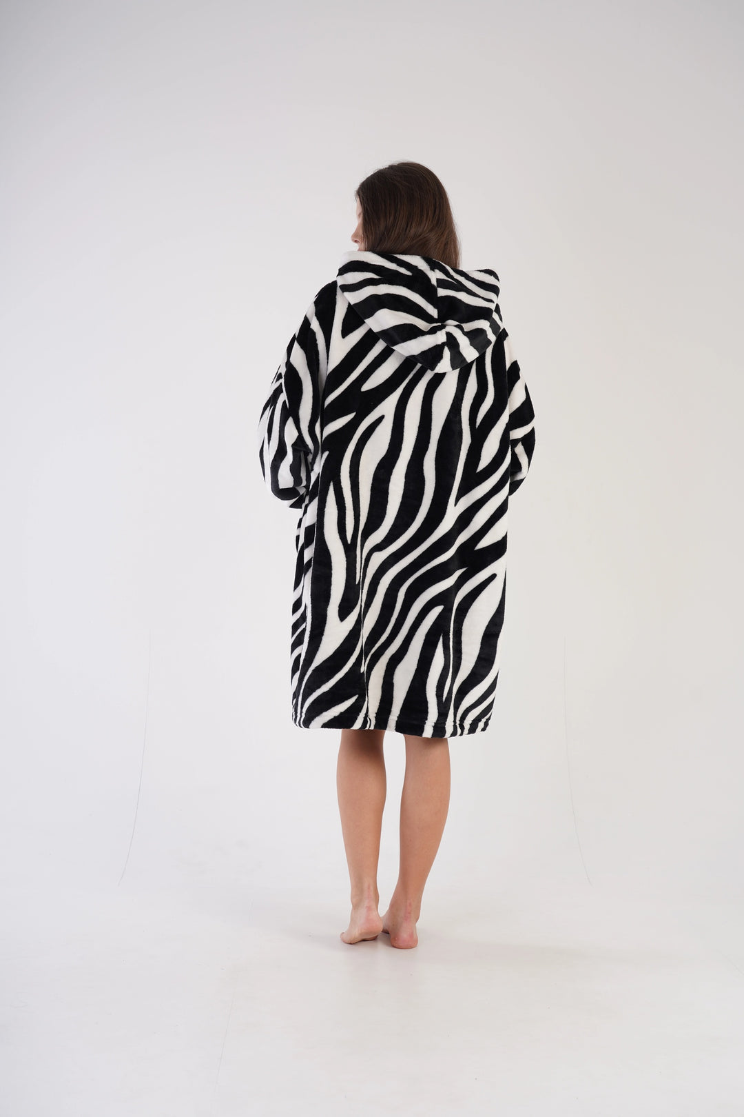 KOCOBLUZA softowa Vienetta Cozy Zebra, czarno-biała, Onesize