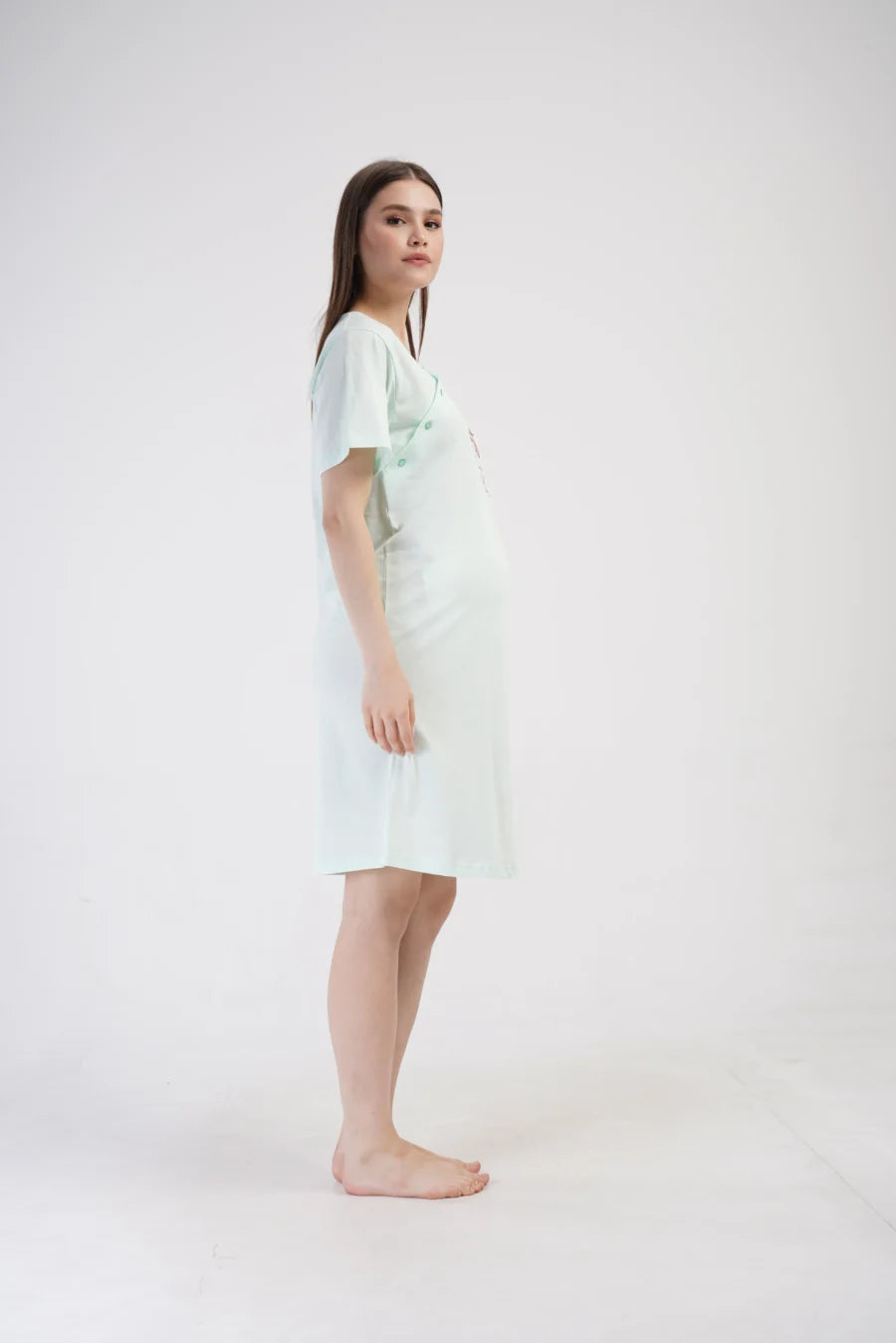 Koszula do Karmienia Vienetta Suprise, Miętowy, r. M-XXL