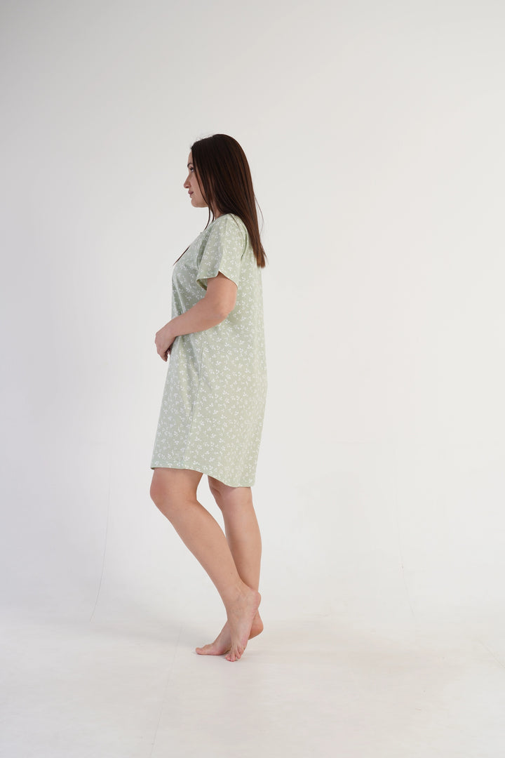 Koszula Nocna Vienetta Spring Poetic, Zielony, r. 1XL-4XL